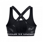 Under Armour Mid Crossback Printed Sports Bra 1361042-009