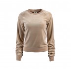 Russell Zoe Cropped Crew Sweat Shirt A24-127-2-050 - Silver Mink