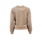 Russell Zoe Cropped Crew Sweat Shirt A24-127-2-050 - Silver Mink