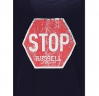 Russell Smithie-S/S Crewneck T-Shirt A4-049-1-NA-190 Navy
