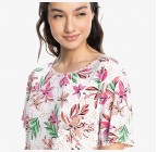 Quiksilver Flowers For Life Printed Jersey T-Shirt ERJKT04104-WBK3