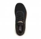 Skechers Engineered Knit Fashion Lace Up 117385-BKGD