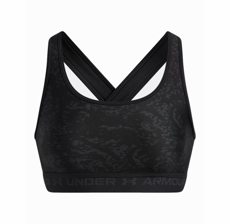 Under Armour Women's Armour® Mid Crossback Printed Sports Bra 1361042-013
