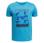 Under Armour Boys Split Big Logo Short Sleeve 1390003-452