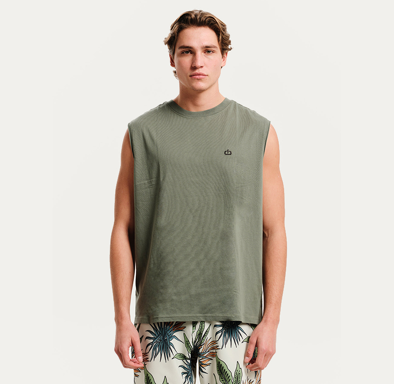 Emerson Men's Crewneck Tank Top 251.EM37.125-SAGE GREEN