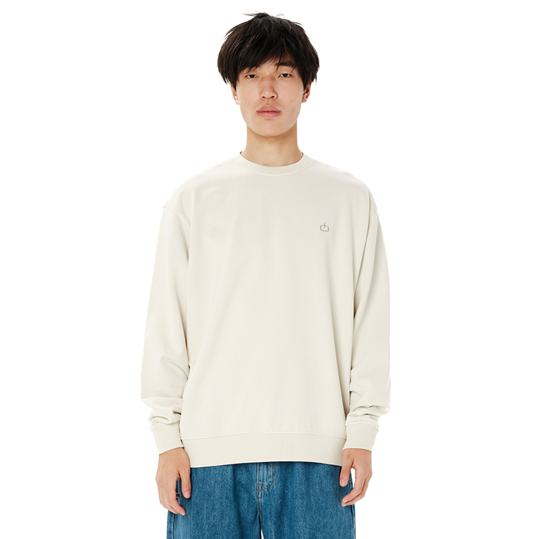 Emerson Men's Classic Crewneck 262.EM20.97-CLAY-WHITE