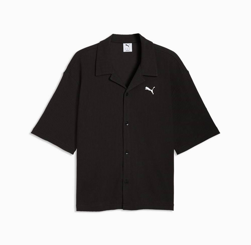 Puma WARDROBE ESS Waffle Boxy Shirt 634363-01