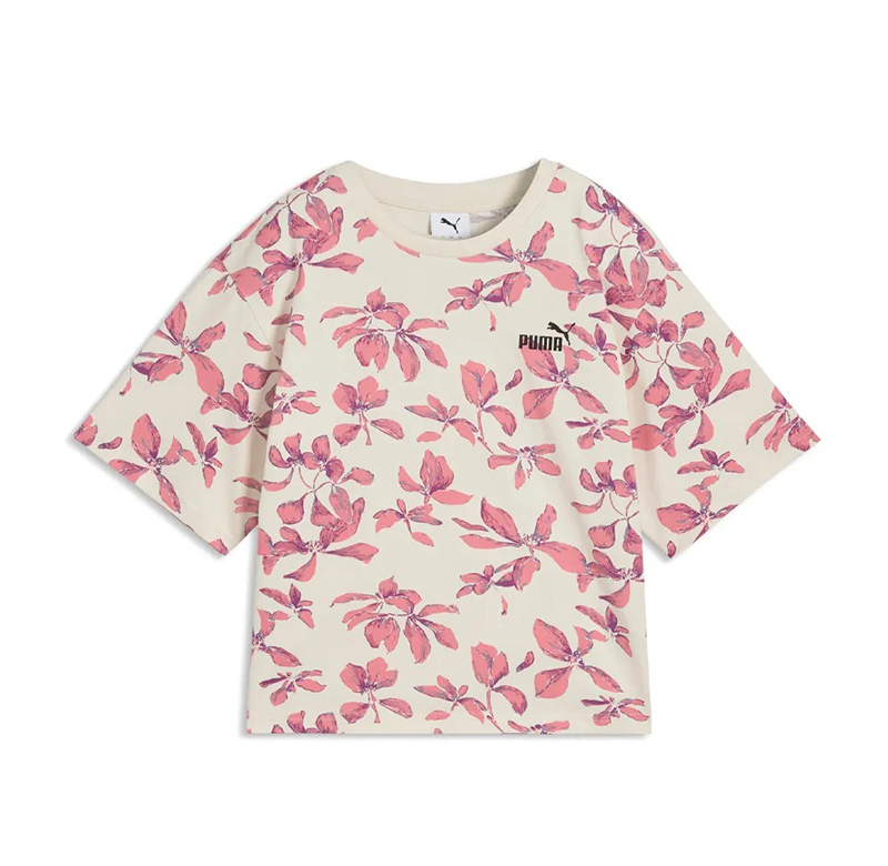 Puma Essentials Nature 2.0 Women's Relaxed Printed Tee 691818-87
