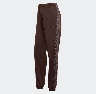 Adidas Tricot 3-Stripes Trackpants with Leopard Print JZ6900