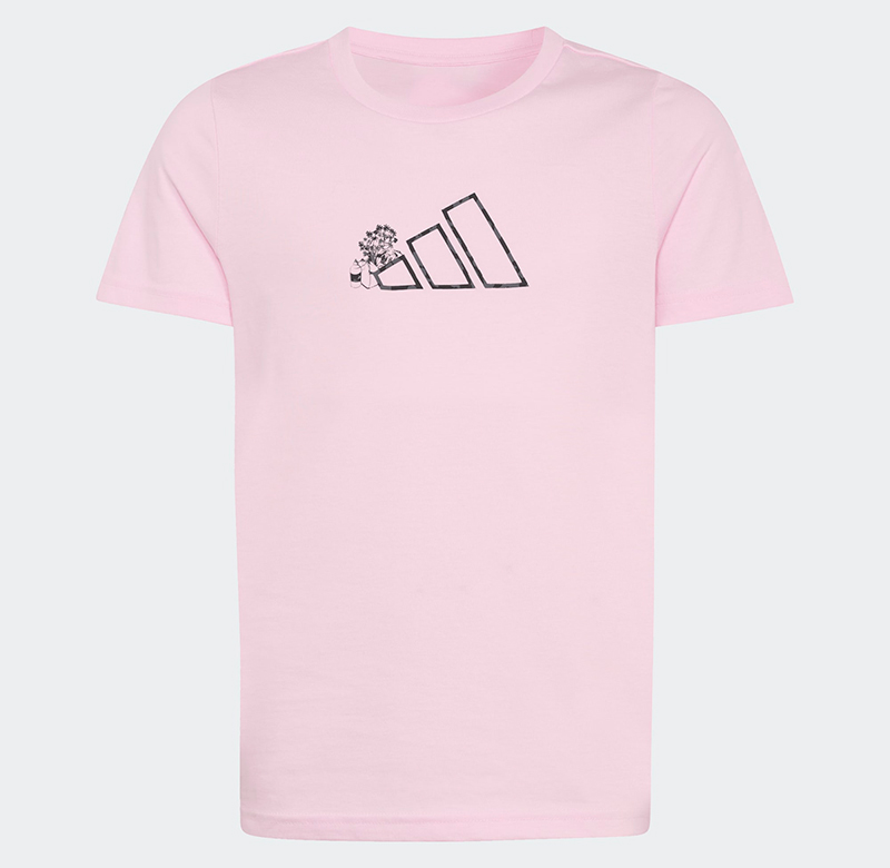 Adidas JUNIOR GIRLS ANIMAL PRINT GRAPHIC TEE KA2985