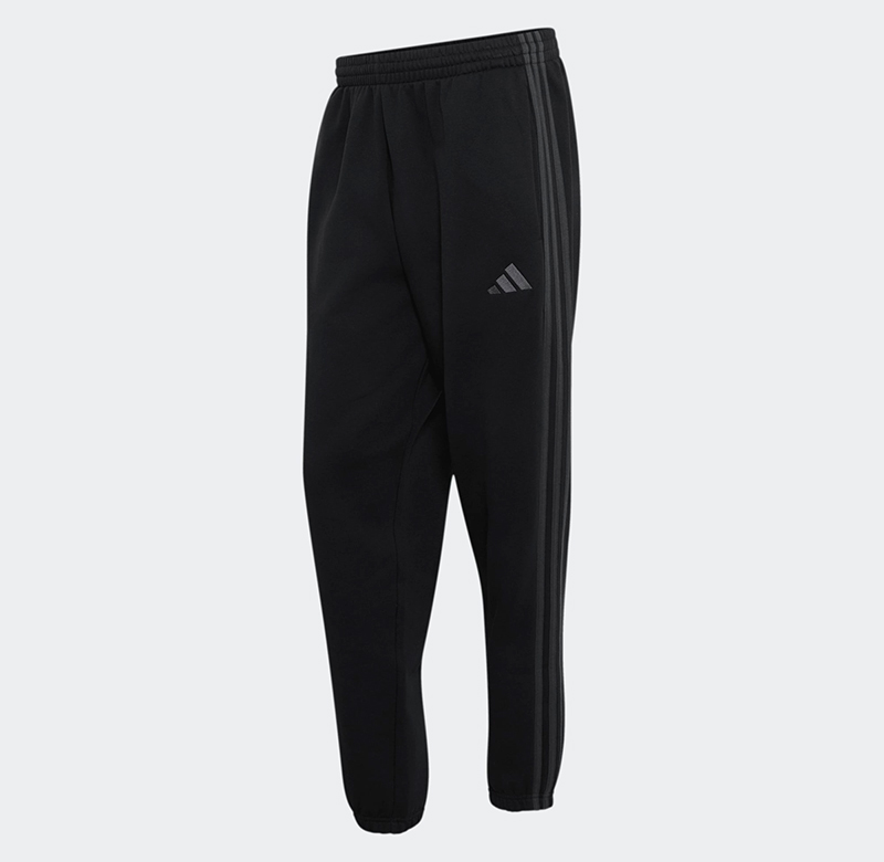 Adidas Essentials 3-Stripes Fleece Tapered Cuffed Pants KY4124