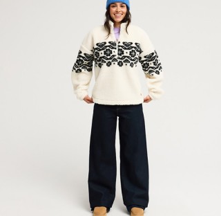 Roxy Treasure Soul Half Zip Polar ERJPF03178-WZA0
