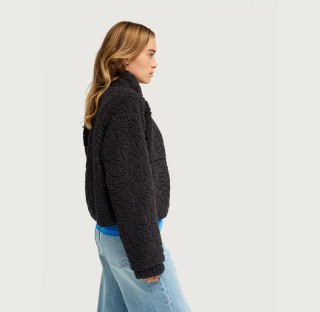 Roxy Blurry Cloud Full Zip Relaxed Fleece ERJPF03212-XKSK