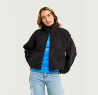 Roxy Blurry Cloud Full Zip Relaxed Fleece ERJPF03212-XKSK