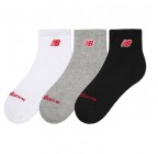 New Balance Kids Patch Logo Ankle 3 Pairs LAS50413