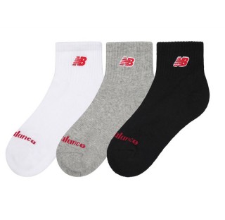 New Balance Kids Patch Logo Ankle 3 Pairs LAS50413