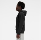 New Balance Stacked Logo French Terry Full Zip Hoodie MJ41501-BK