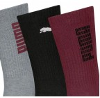 PUMA UNISEX RIB LOGO CREW SOVK 3P 701233658-004 