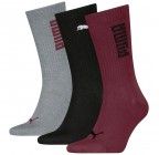 PUMA UNISEX RIB LOGO CREW SOVK 3P 701233658-004 