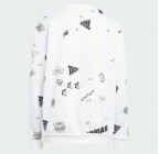 Adidas Brand Love Allover Print Crew Sweatshirt Kids IA1575