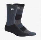 Quiksilver Qk Original Scallop 2 Pack Crew Socks for Men AQYAA03398-KRPH