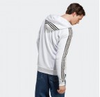 Adidas Essentials French Terry 3-Stripes Full-Zip Hoodie IC9836